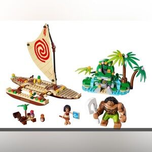 LEGO Disney Moana’s Ocean Voyage 41150 Set 99% COMPLETE No Box Moana Kids Toys